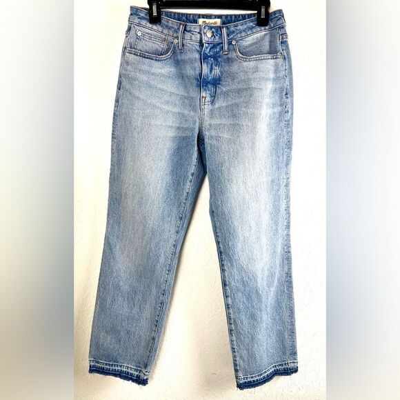 Madewell The Curvy Mid-Rise Straight Leg Jeans - Picture 4 of 10
